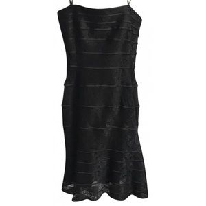 Tadashi Lace Strapless Dress size 6 nwt
